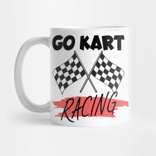 Go kart racing Mug